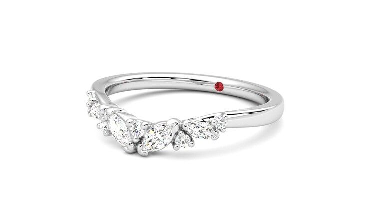 Taylor & Hart Wicklow Wedding Ring 360 degree image 25