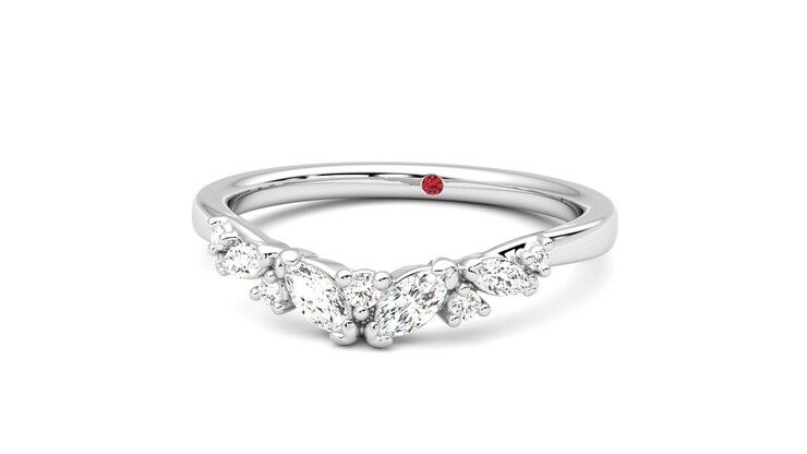 Taylor & Hart Wicklow Wedding Ring 360 degree image 27