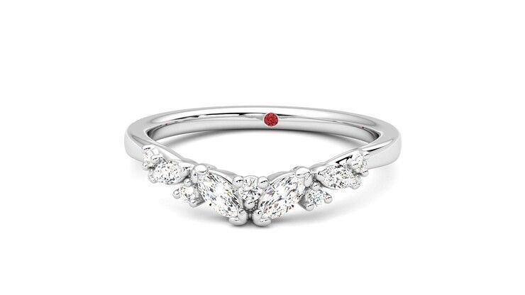 Taylor & Hart Wicklow Wedding Ring 360 degree image 28