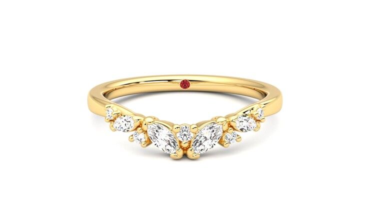 Taylor & Hart Wicklow Wedding Ring 360 degree image 0