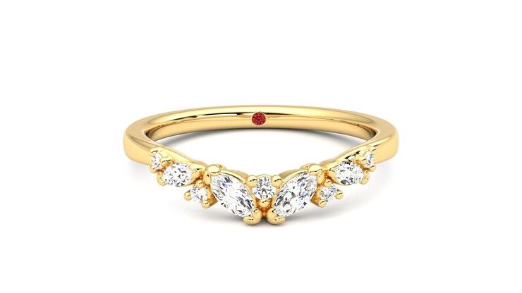 Taylor & Hart Wicklow Wedding Ring 360 degree image 1