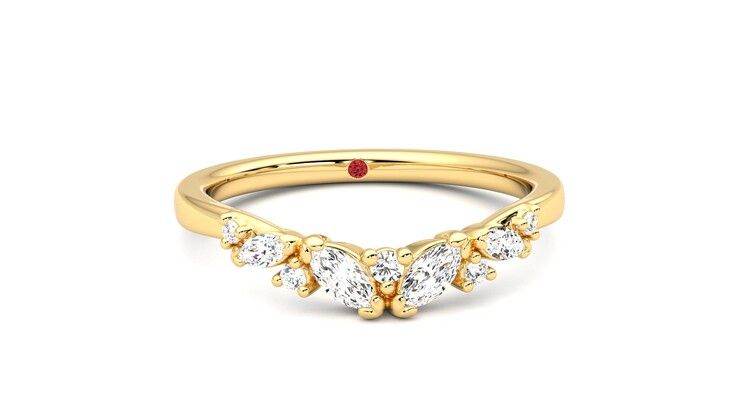 Taylor & Hart Wicklow Wedding Ring 360 degree image 2