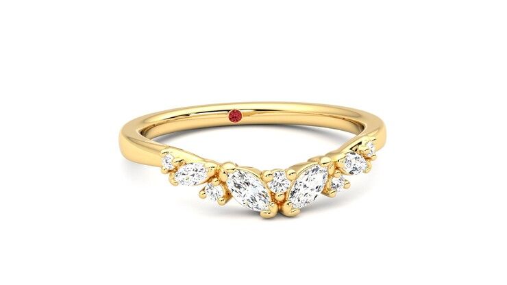 Taylor & Hart Wicklow Wedding Ring 360 degree image 3