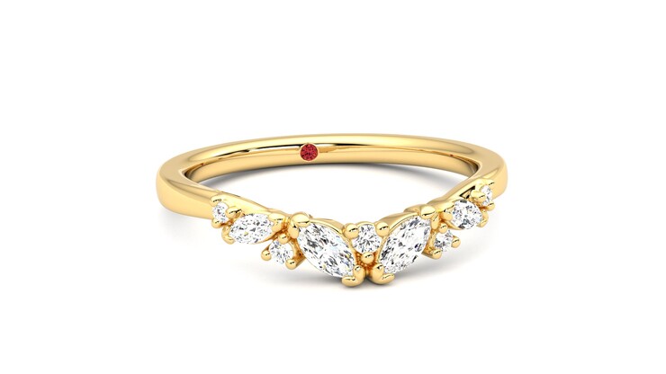 Taylor & Hart Wicklow Wedding Ring 360 degree image 3