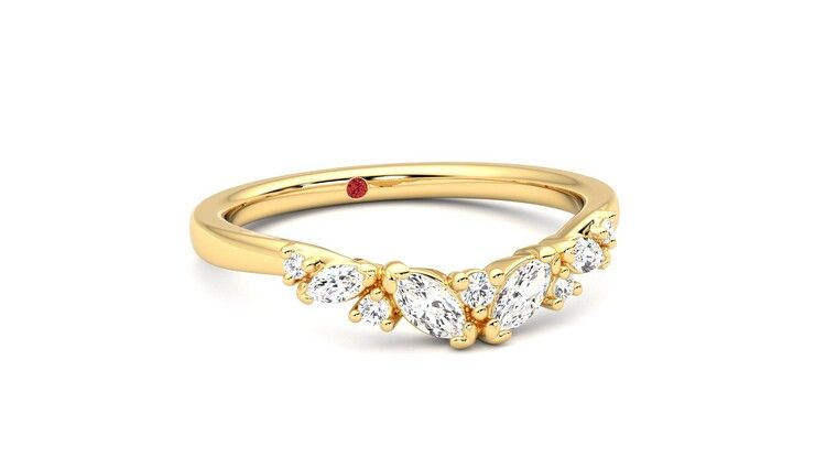 Taylor & Hart Wicklow Wedding Ring 360 degree image 4