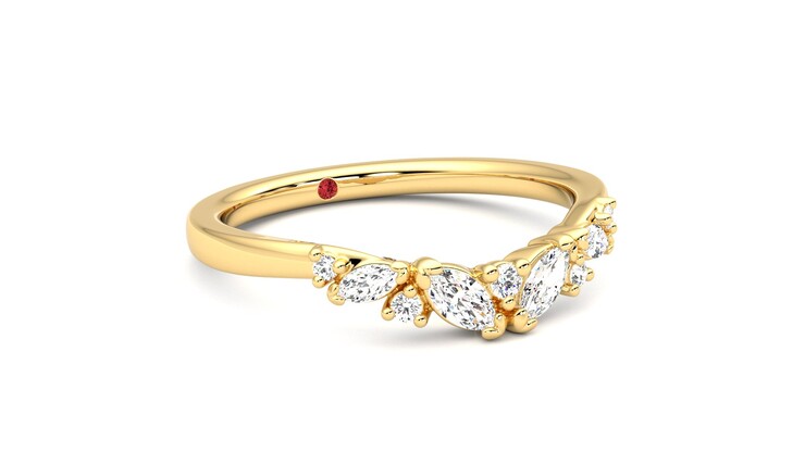 Taylor & Hart Wicklow Wedding Ring 360 degree image 5