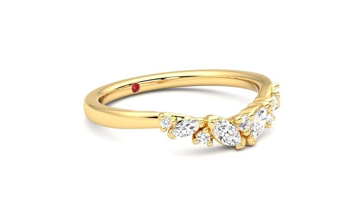 Taylor & Hart Wicklow Wedding Ring 360 degree image 6
