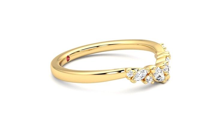 Taylor & Hart Wicklow Wedding Ring 360 degree image 8