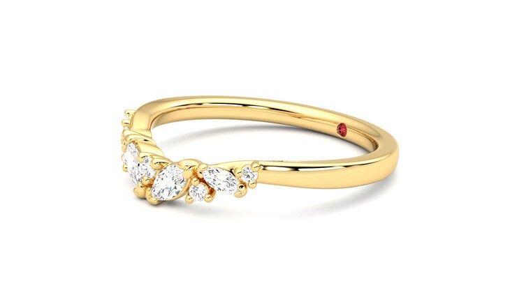 Taylor & Hart Wicklow Wedding Ring 360 degree image 23