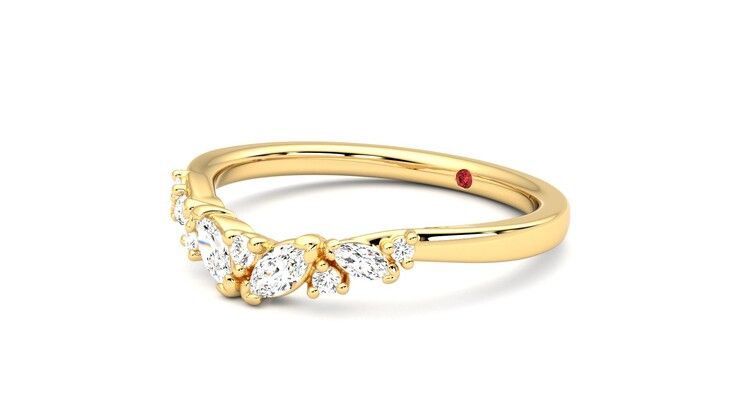 Taylor & Hart Wicklow Wedding Ring 360 degree image 24