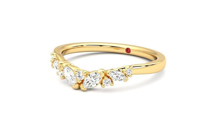 Taylor & Hart Wicklow Wedding Ring 360 degree image 25