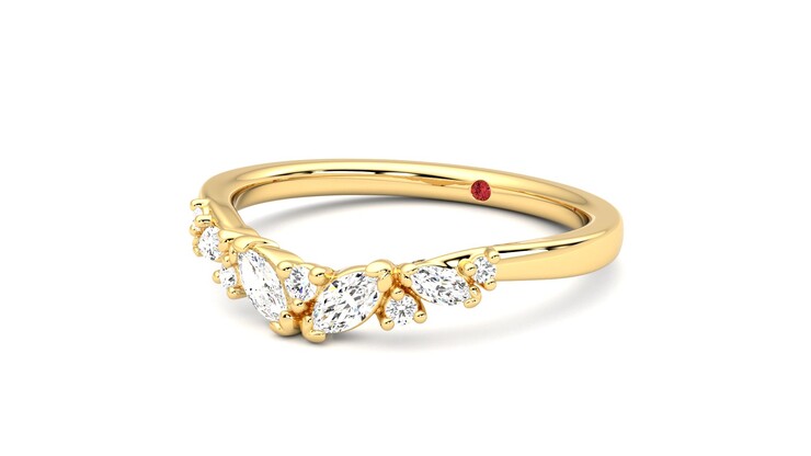Taylor & Hart Wicklow Wedding Ring 360 degree image 25