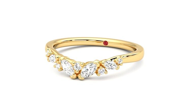 Taylor & Hart Wicklow Wedding Ring 360 degree image 26