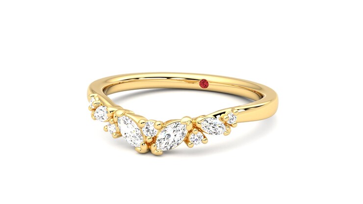 Taylor & Hart Wicklow Wedding Ring 360 degree image 26