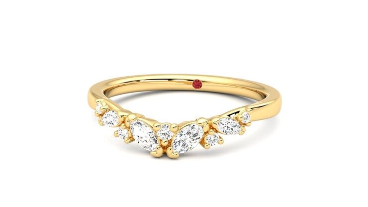Taylor & Hart Wicklow Wedding Ring 360 degree image 27