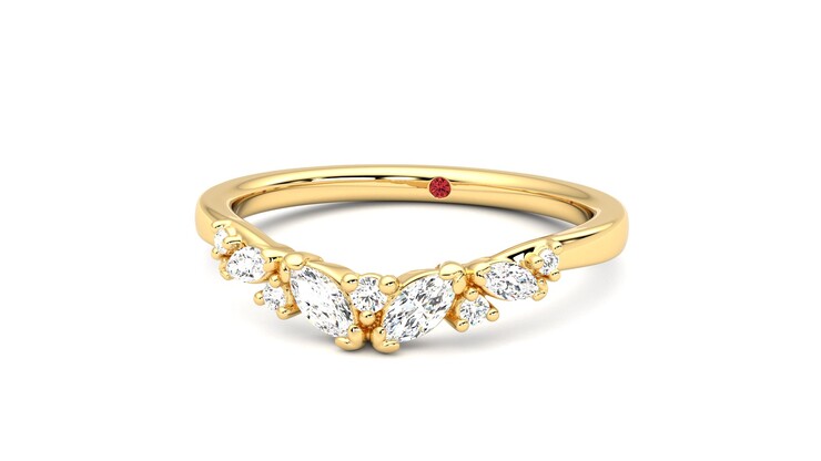 Taylor & Hart Wicklow Wedding Ring 360 degree image 27