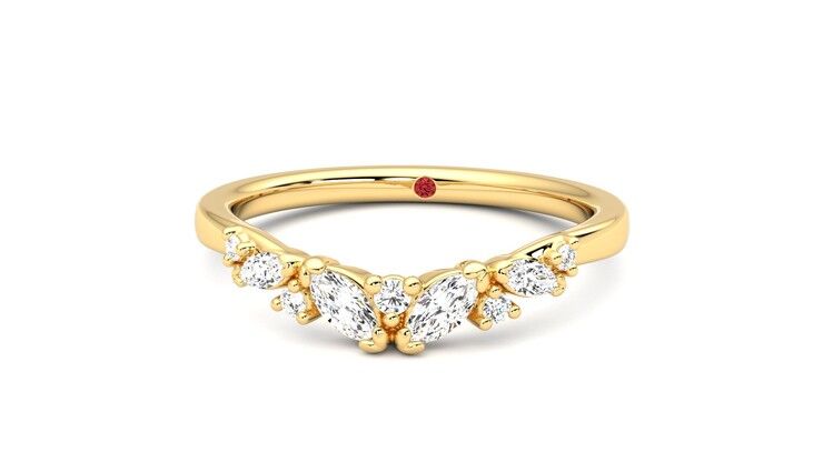 Taylor & Hart Wicklow Wedding Ring 360 degree image 28