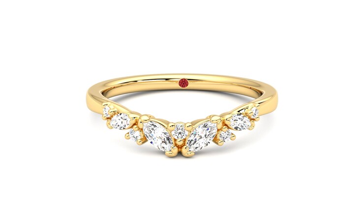 Taylor & Hart Wicklow Wedding Ring 360 degree image 29