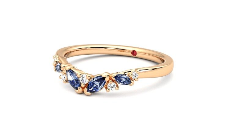 Taylor & Hart Wicklow Wedding Ring 360 degree image 25