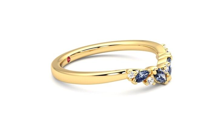 Taylor & Hart Wicklow Wedding Ring 360 degree image 8