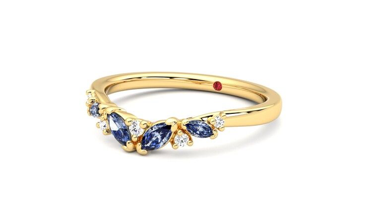 Taylor & Hart Wicklow Wedding Ring 360 degree image 25