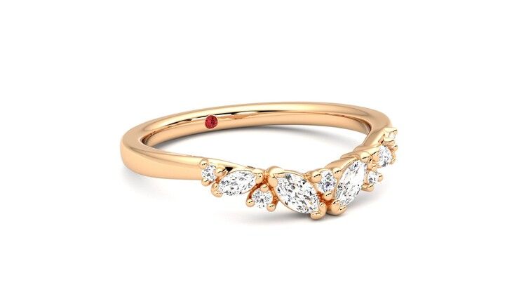 Taylor & Hart Wicklow Wedding Ring 360 degree image 5