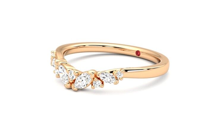 Taylor & Hart Wicklow Wedding Ring 360 degree image 24