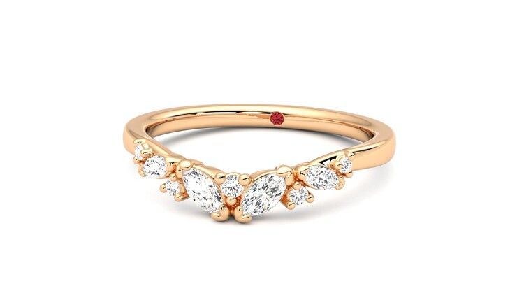 Taylor & Hart Wicklow Wedding Ring 360 degree image 27