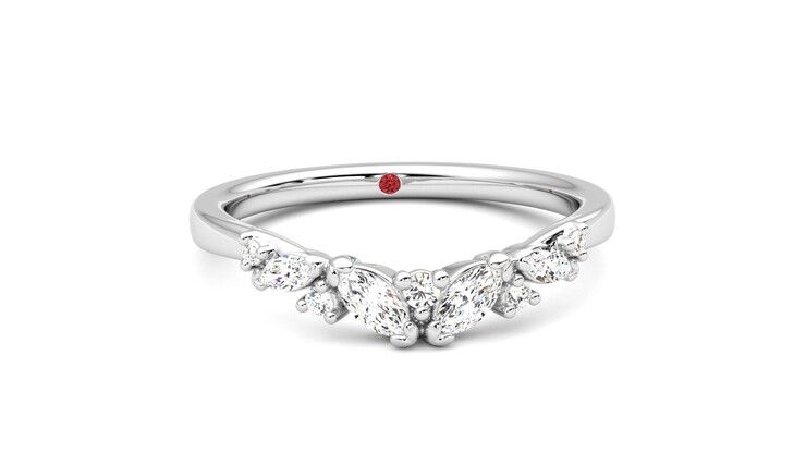 Taylor & Hart Wicklow Wedding Ring 360 degree image 2