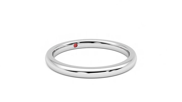 Taylor & Hart Willow Wedding Ring 360 degree image 5