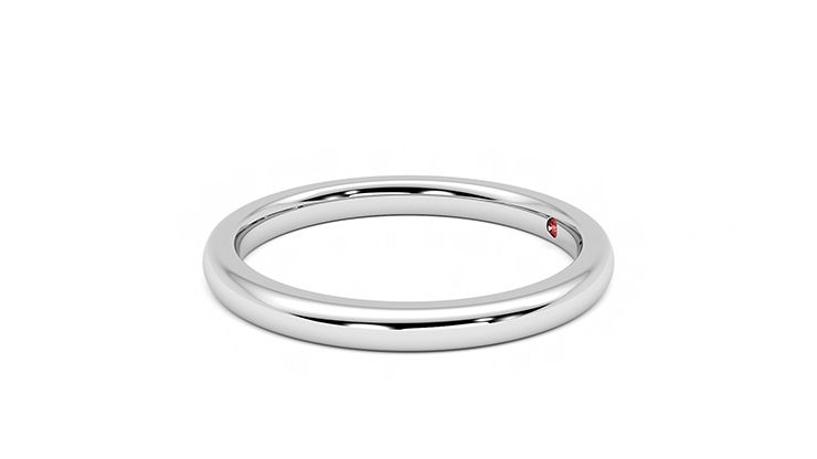 Taylor & Hart Willow Wedding Ring 360 degree image 22