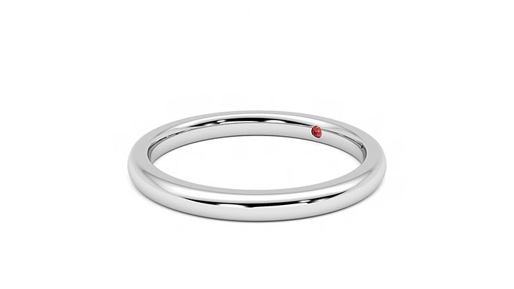 Taylor & Hart Willow Wedding Ring 360 degree image 24