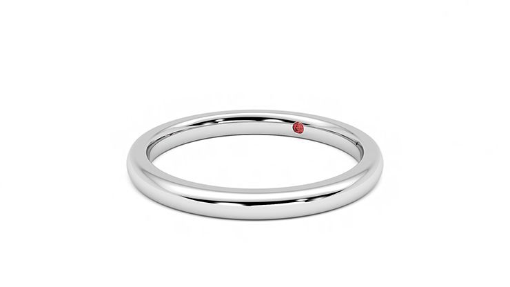 Taylor & Hart Willow Wedding Ring 360 degree image 25