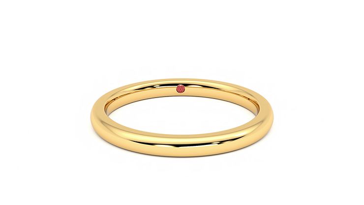 Taylor & Hart Willow Wedding Ring 360 degree image 1