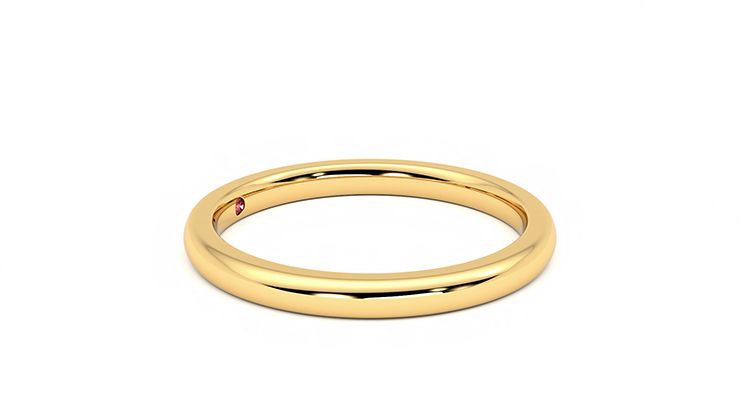Taylor & Hart Willow Wedding Ring 360 degree image 8