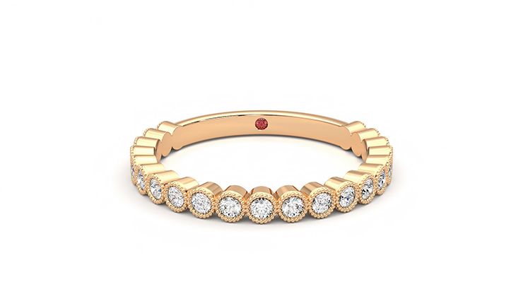 Taylor & Hart Wisteria Wedding Ring 360 degree image 0