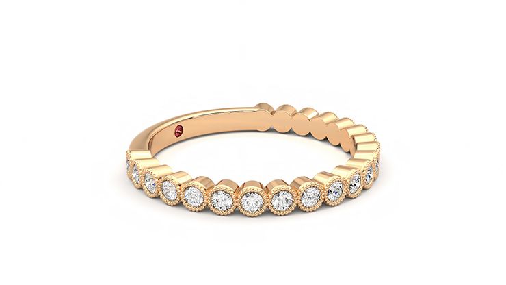 Taylor & Hart Wisteria Wedding Ring 360 degree image 7