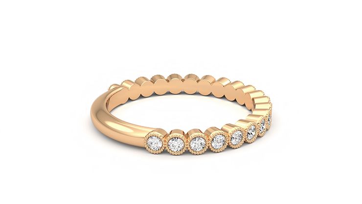 Taylor & Hart Wisteria Wedding Ring 360 degree image 11