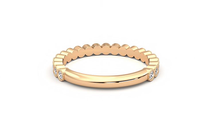 Taylor & Hart Wisteria Wedding Ring 360 degree image 15
