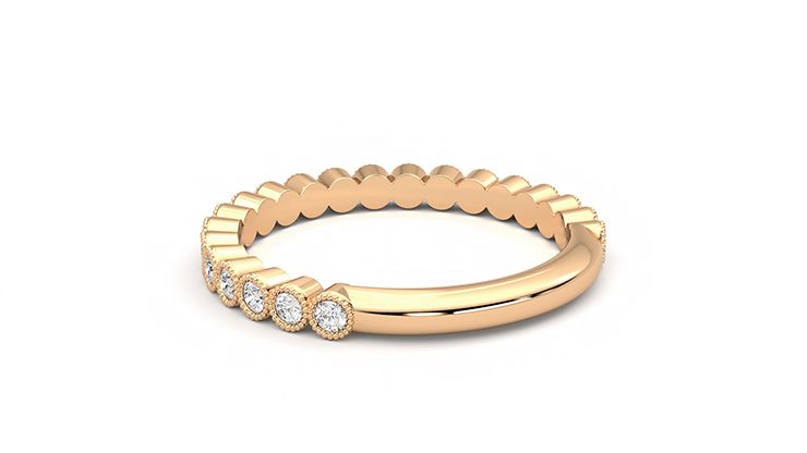 Taylor & Hart Wisteria Wedding Ring 360 degree image 17