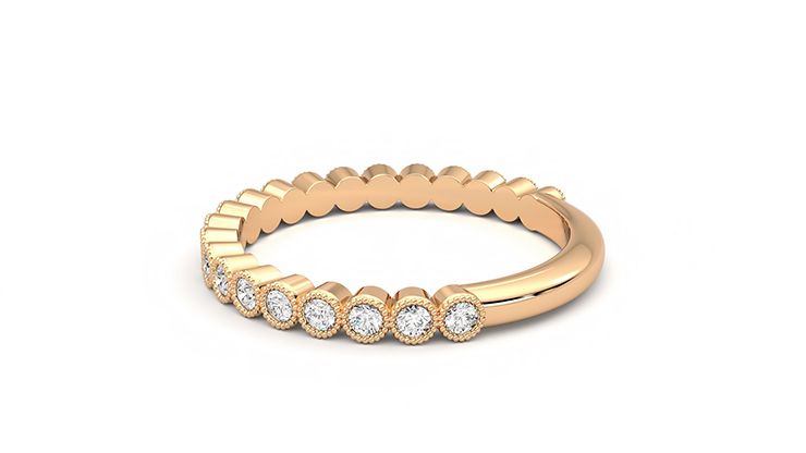 Taylor & Hart Wisteria Wedding Ring 360 degree image 19
