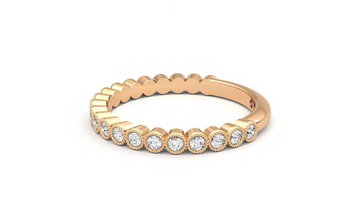 Taylor & Hart Wisteria Wedding Ring 360 degree image 21