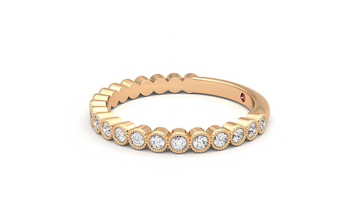Taylor & Hart Wisteria Wedding Ring 360 degree image 22