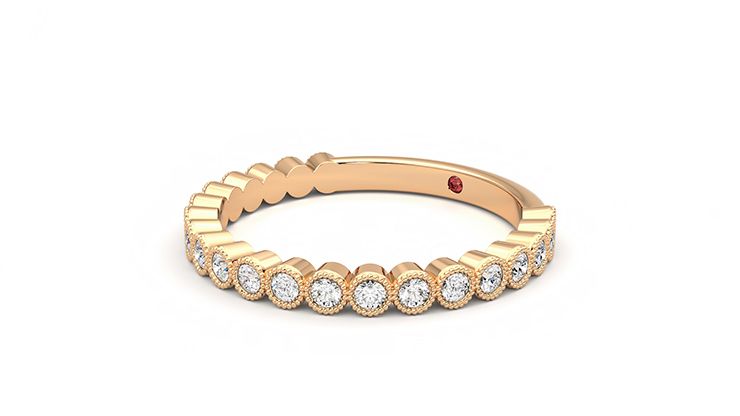 Taylor & Hart Wisteria Wedding Ring 360 degree image 24