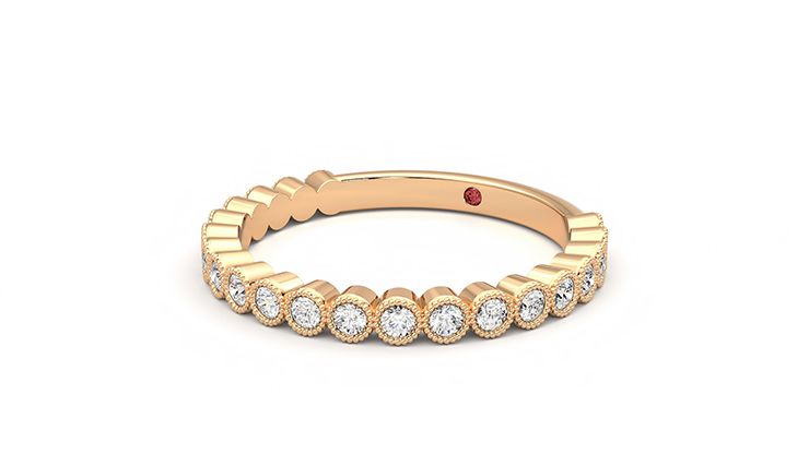 Taylor & Hart Wisteria Wedding Ring 360 degree image 25