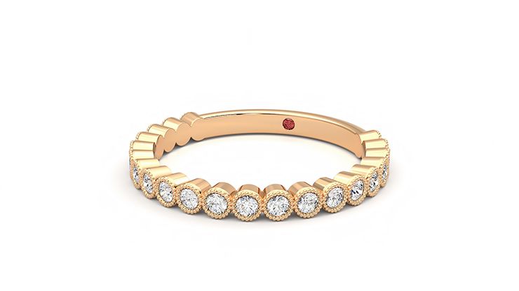 Taylor & Hart Wisteria Wedding Ring 360 degree image 26