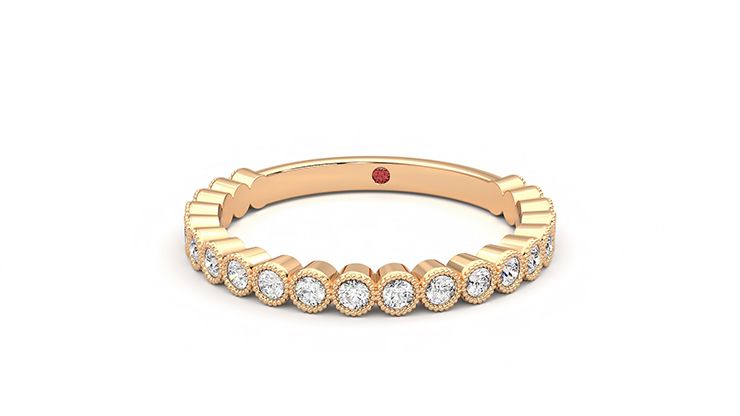 Taylor & Hart Wisteria Wedding Ring 360 degree image 28