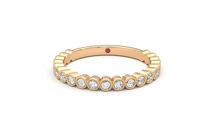 Taylor & Hart Wisteria Wedding Ring 360 degree image 29
