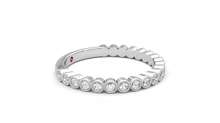 Taylor & Hart Wisteria Wedding Ring 360 degree image 8