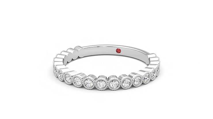 Taylor & Hart Wisteria Wedding Ring 360 degree image 26